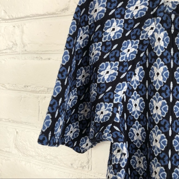 NWT Loft Blue Diamond Square Neck Shirt | Size Small - Picture 3 of 4